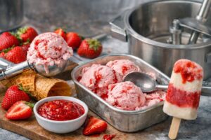 pures.concentrados de fresa para la fabricacion de helados industriales y artesanales